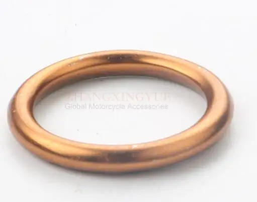 Exhaust gasket Комплект прокладок двигателя GY6 10 дюймов обода для прокладка комплект двигателя GY6 10 дюймов обода для PEUGEOT V-Clic 50cc-4-х тактный - Цвет: Exhaust gasket