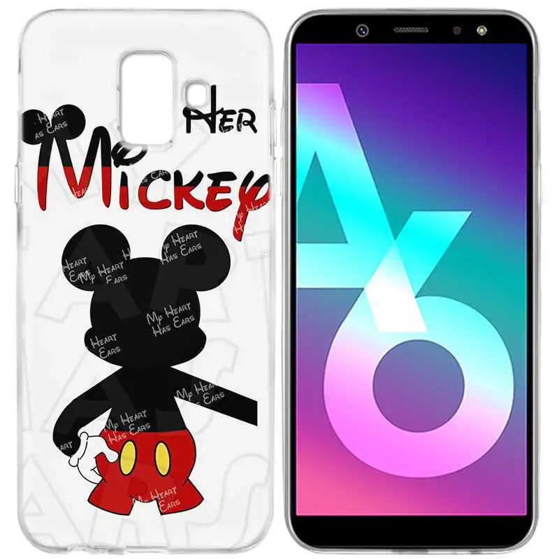 009 Силиконовый чехол для samsung Galaxy A6, A8, J6, J4 Plus, J8,, J6+, J4+, A6+, A8+, мультяшный аниме, чехол для телефона, Минни Маус, A8Plus - Цвет: 009
