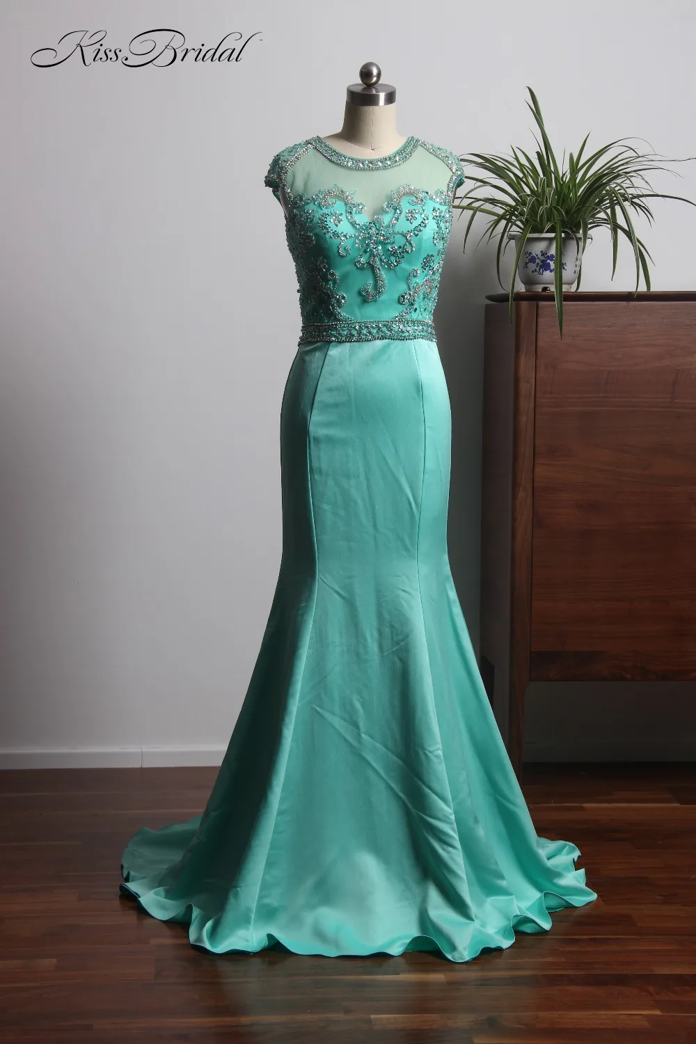Vestido de gala дизайн светло-зеленые платья на выпускной Длинные Бисероплетение Пояс Русалка вечерние деловые платья