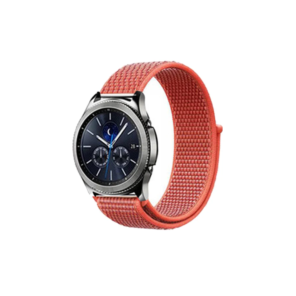 Нейлоновый ремешок для часов 22 мм 20 мм ремешок для huawei GT/Magic для samsung Galaxy Watch 46 мм/42 мм/Active для Amazfit Bip для Garmin 245