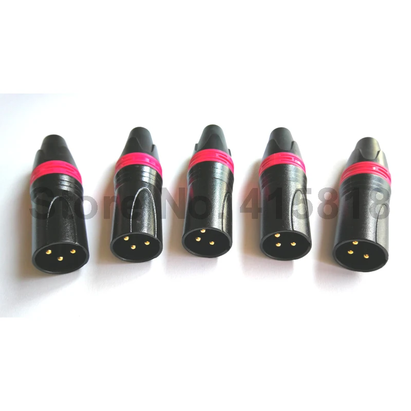 20 шт./лот NC3MXX 3 Pin MIC разъем XLR Кабельный с красочным кольцом|Соединители| |
