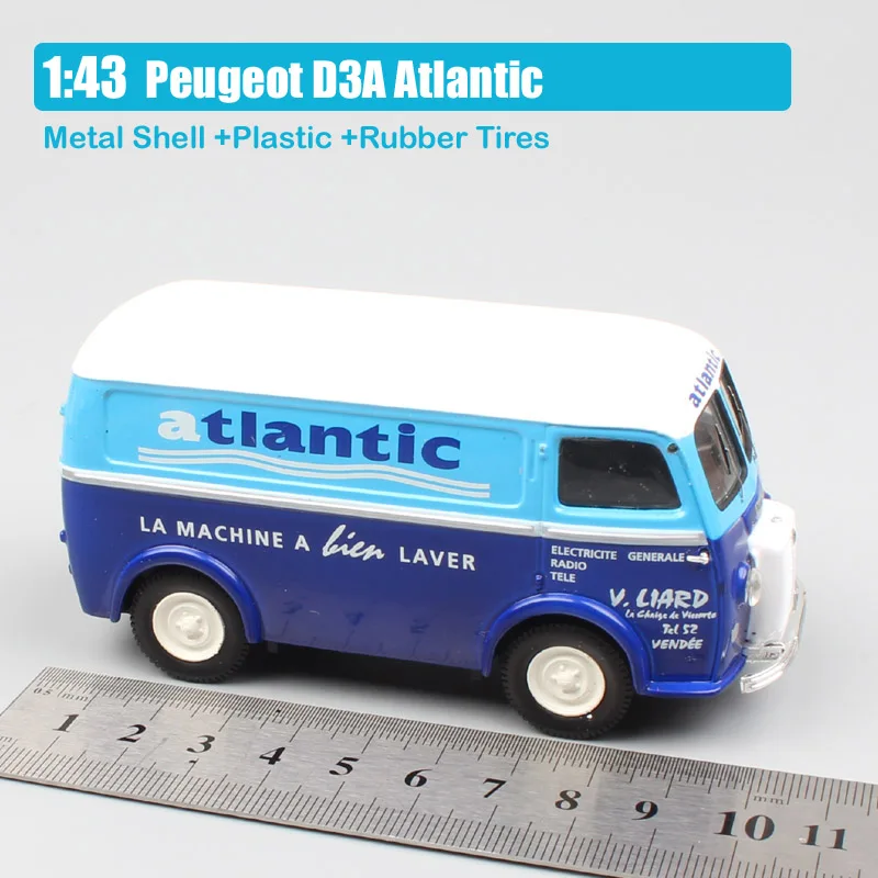 Детские 1:43 весы корги heritage Винтаж peugeot D3A Atlantic мини Ван машины автобусы грузовые литые игрушечные модели автомобилей колеса