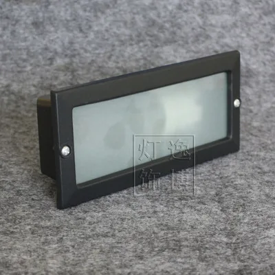 IP54 алюминий открытый сад шаг огни Led освещение пола лестницы дома черный/белый