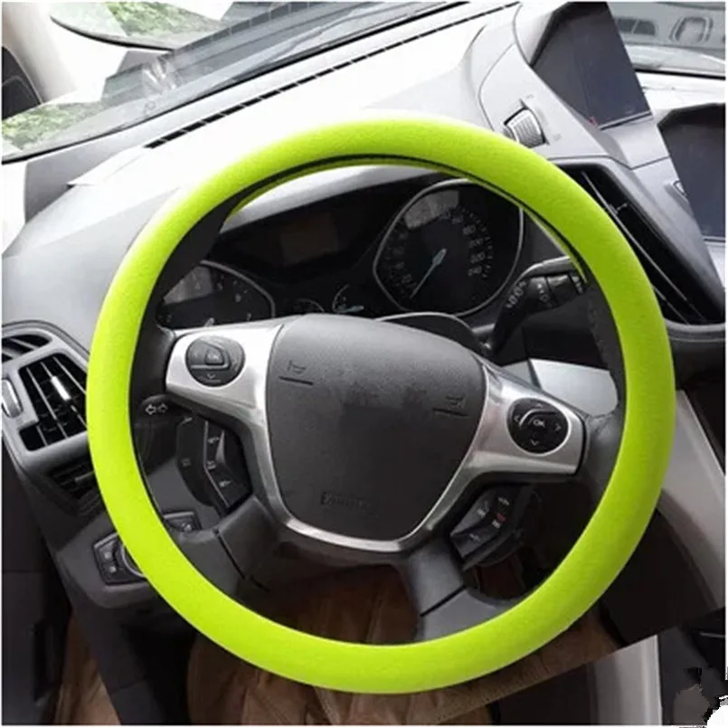 Ladysmtop силиконовый чехол для Ford Kuga Fiesta Focus Fusion Escort Ecosport Falcon Mondeo|Чехлы на руль| |