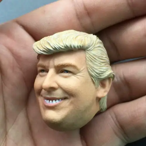 Изготовленная на заказ голова Дональда Трампа из 1/6 пота для 12-дюймовых
