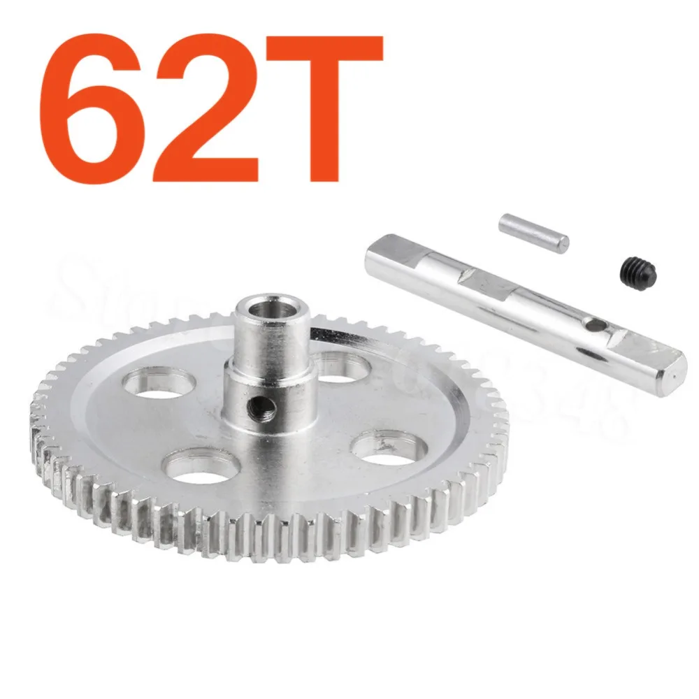 Металлическая шестерня с редуктором 62T для WLtoys 0015 12428 12423 1/12 Радиоуправляемая