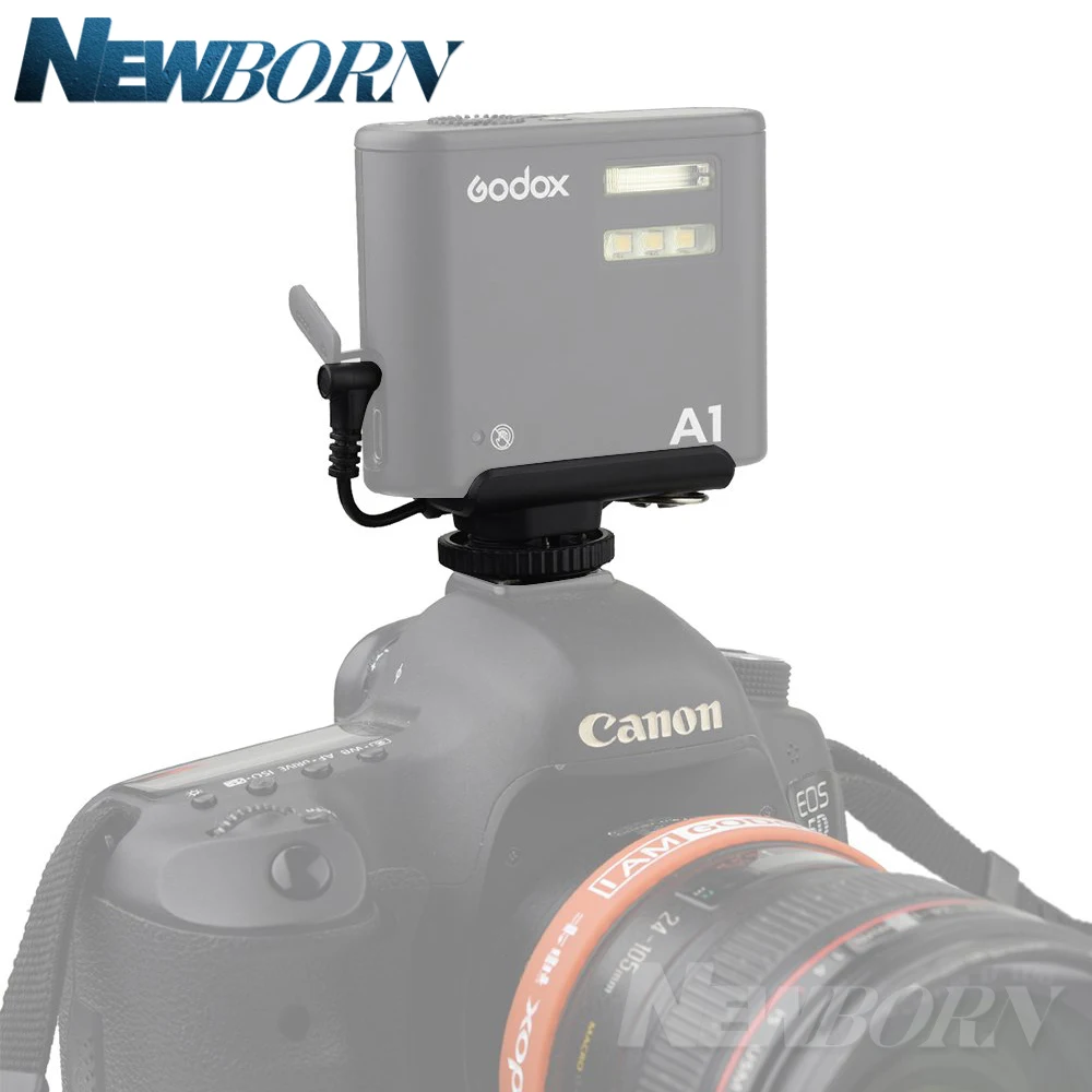 Godox A1 мобильного телефона Smart Flash Горячий башмак Кронштейн Камера DSLR адаптер
