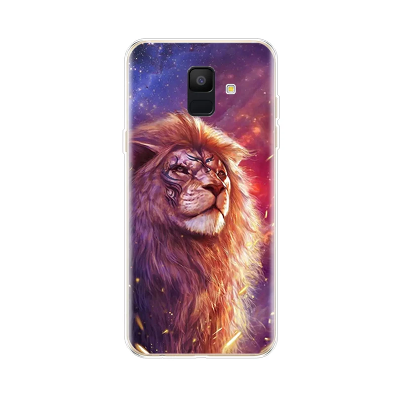 Силиконовый чехол для телефона Samsung Galaxy A6 2018 Dual SIM SM A600 A600F мягкая задняя крышка из