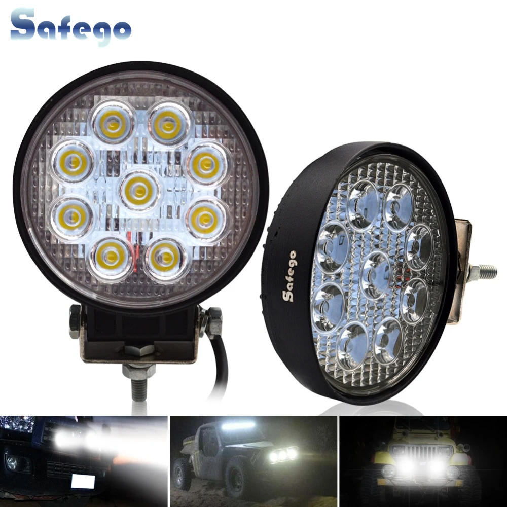 Safego 2x27W Светодиодный светильник для работы внедорожный 12V светодиодный рабочий