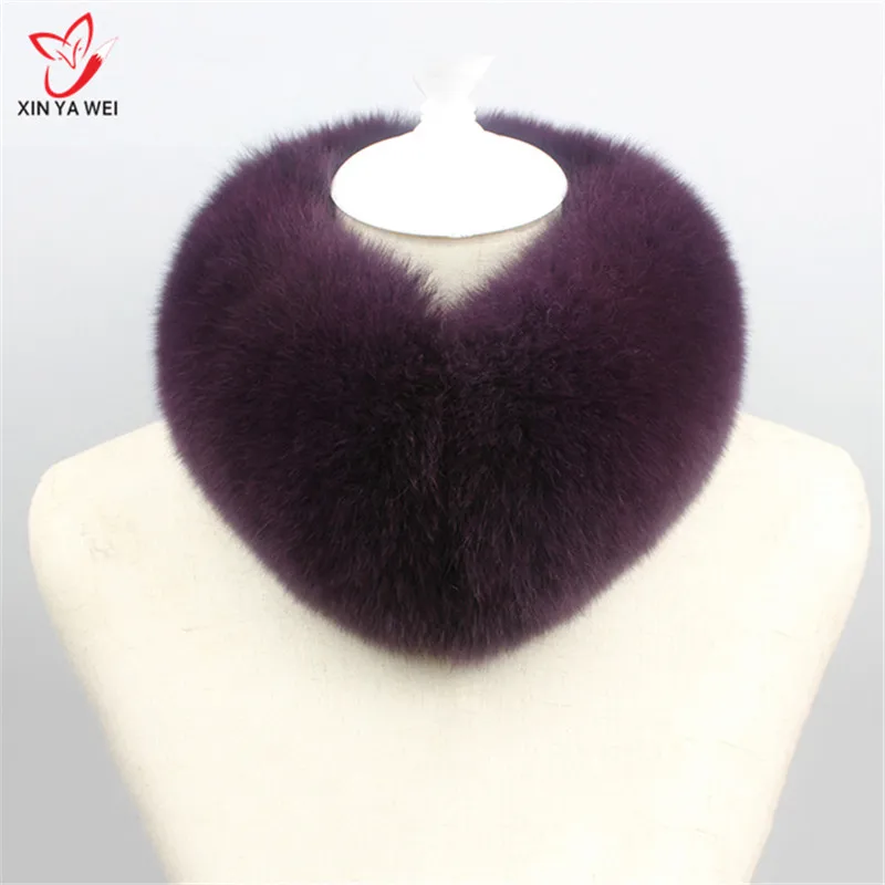 Hot Sale Real Fox Fur Collar Women Natural Fox Fur Scarf Winter Minter Multiple Colour Fur Scarves