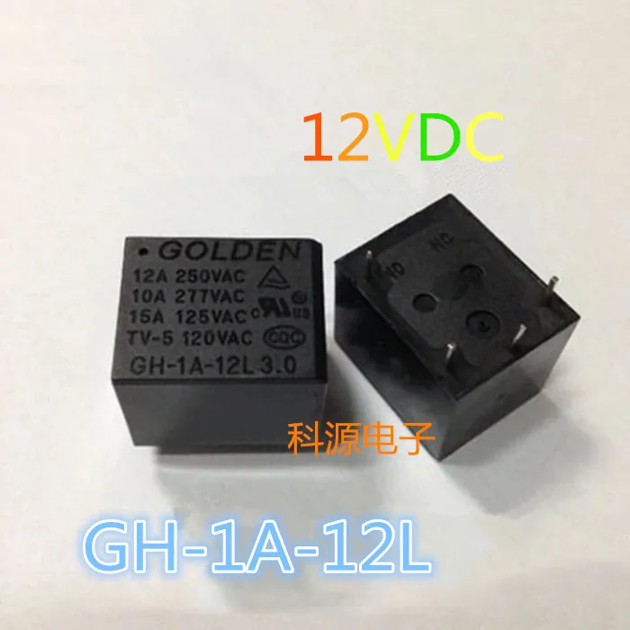 GH-1A-12L 3 0 реле 12VDC Золотое 4-контактное GH-1C-12L | Электронные компоненты и