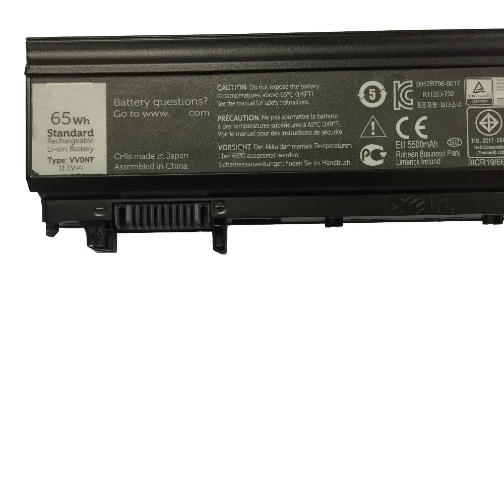 Аккумулятор для ноутбука Dell Latitude E5440 E5540 VVONF 451-BBIE 970V9 9TJ2J WGCW6 65 Вт/ч | Компьютеры и