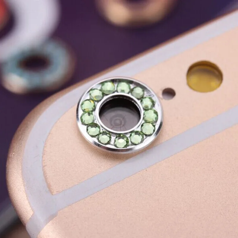 1 шт. блестящий чехол для камеры iPhone 6 6s plus защитный с алмазными линзами
