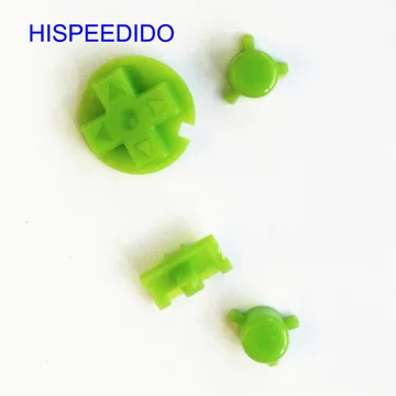 Hispeedido разные цвета на выбор, A, B, кнопки клавиатуры для карманная приставка Game Boy GBP Выключатель кнопки для GBP D колодки Мощность кнопки