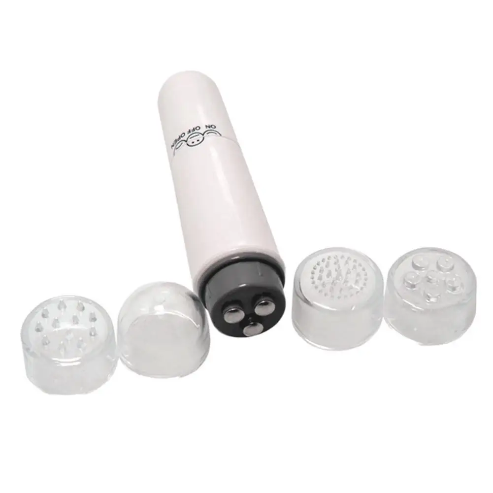 Массажное мини устройство с 4 головками Электрический массажер для глаз ухода за