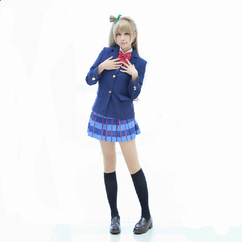 Аниме Love Live! Hoshizora Rin Odonokisaka школьная форма косплей костюм Отправить узел| |