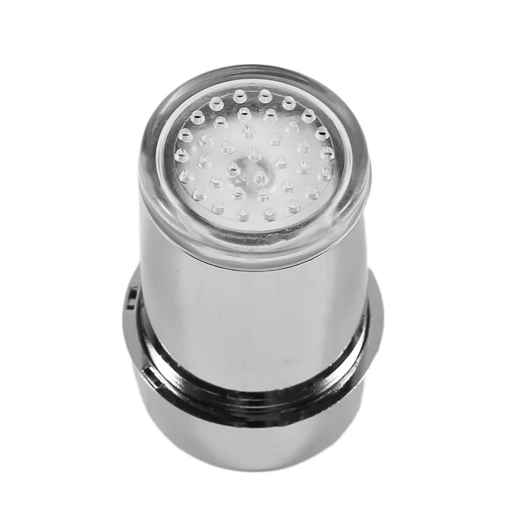 Updated! 3 Color LED Change Faucet with Converter Shower Water Tap Temperature Sensor Glow Left Screw | Обустройство дома
