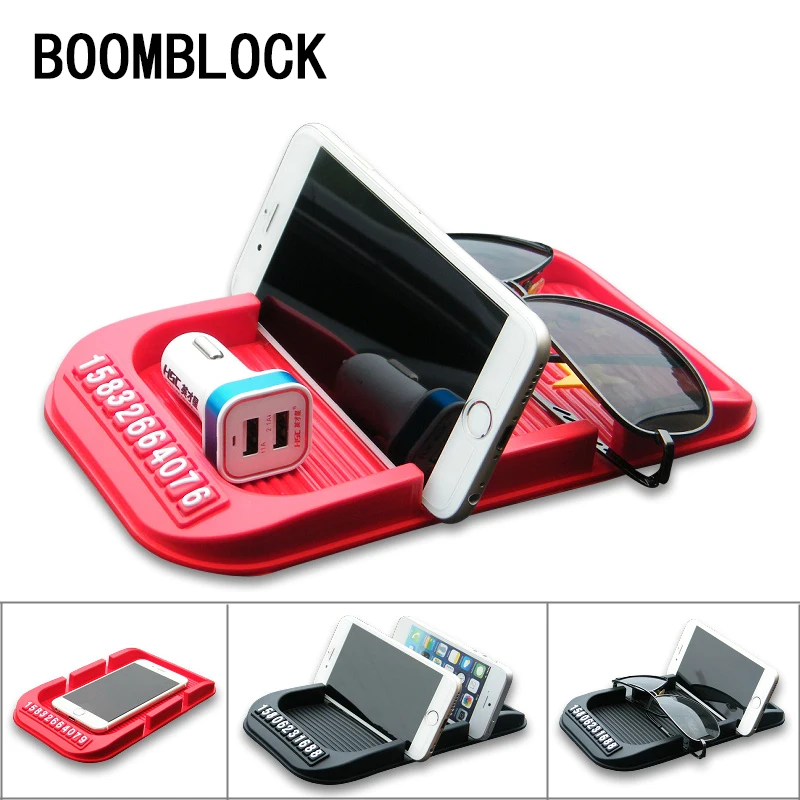 

Автостайлинг BOOMBLOCK, коврик для телефона, парковочная карточка для Opel Astra H G J Volvo S60 V70 XC90 Citroen C5 C4 C3 Subaru Forester