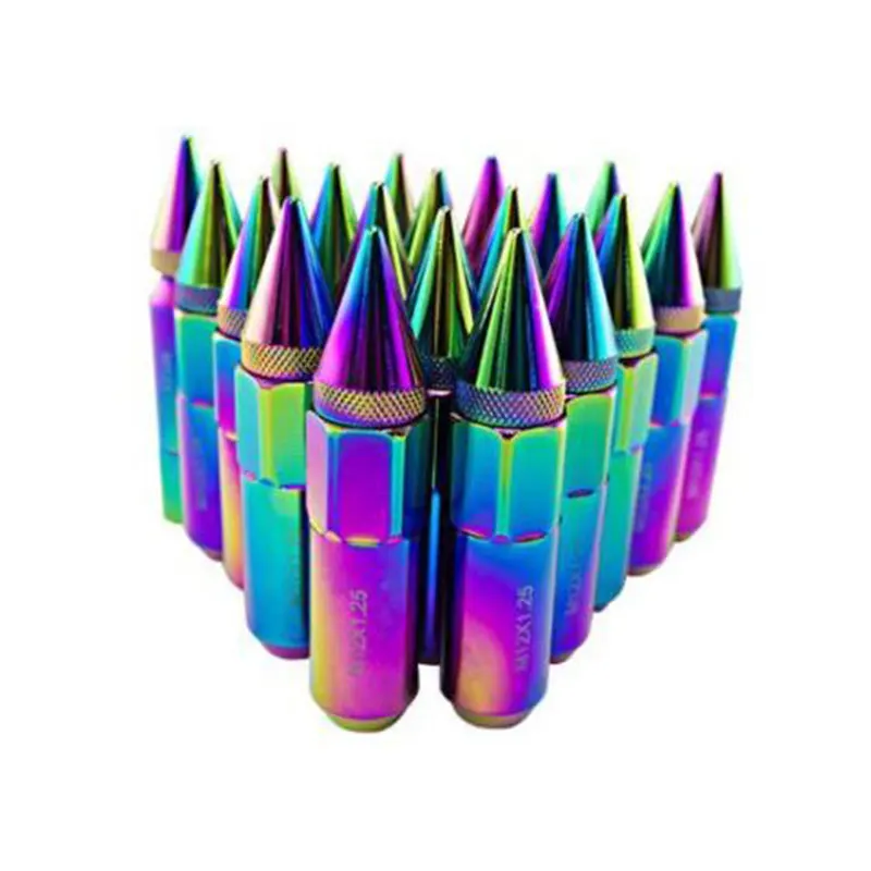 Neo chrome 20 шт. 60 мм 12X1.25 алюминиевый Расширенный тюнер колеса обода гайки |