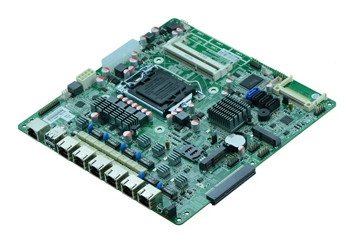 Промышленная Встроенная Материнская плата B75 LGA 1155 материнская B75SL с 6LAN 2 * байпас 3