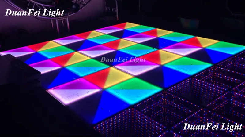 СВЕТОДИОДНЫЙ танцпол с потрясающими эффектами 1x1 м dmx512 10 мм комплектов|dance floor