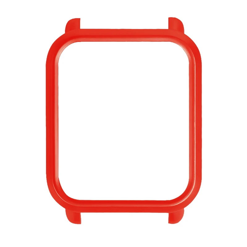 Red Для Xiaomi Huami Amazfit Bip BIT PACE Youth Smart Watch PC защитный чехол для экрана Защитный чехол умных часов аксессуары - Цвет: Red