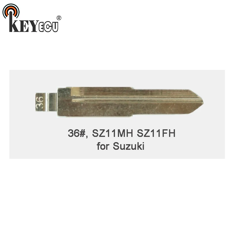 

KEYECU 10x KEYDIY Universal Remotes Flip Key Blade 36#, SZ11MH SZ11FH for Suzuki