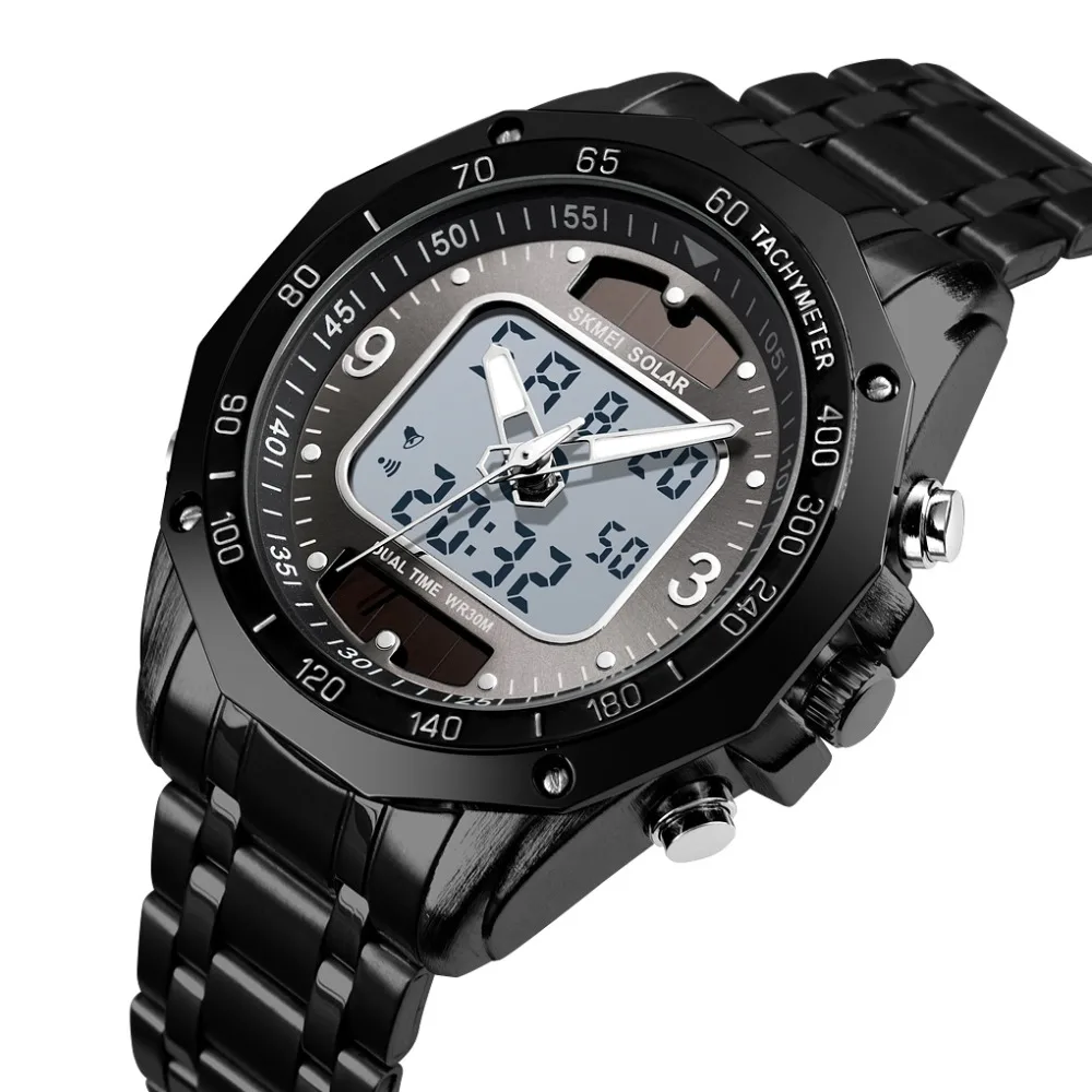 Luxury Men's Quartz Watch Men Dual Time Display Alarm Clock Waterproof Wristwatch Fashion Watches Relogio Masculino Skmei 1493|Кварцевые