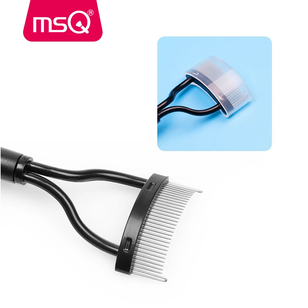 Щетка аппликатор MSQ для туши ресниц инструмент макияжа расческа завивки бровей