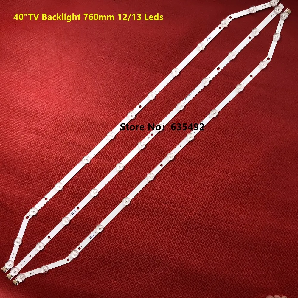 10 шт./набор = 30 шт. светодиодная подсветка для Samsung ТВ 40 ''UN40H5003 D3GE 400SMA R2 2013SVS40 LM41