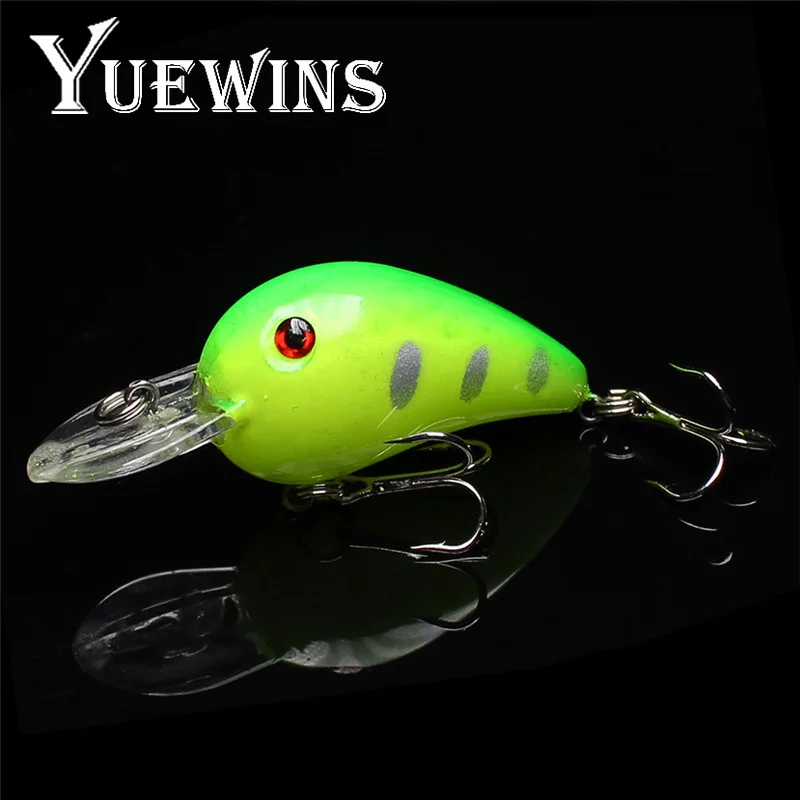 Yuewins приманка жесткая наживка (6 см) 5 6 г Topwater Воблер для мелкой рыбы плавающая