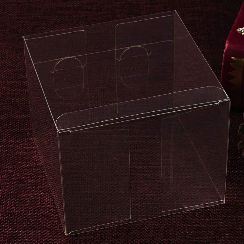 

10*10*8cm Clear Plastic Candy Storage Box for Wedding Favor Gifts/Store Products Display Packing Boxes High Quality Transparent