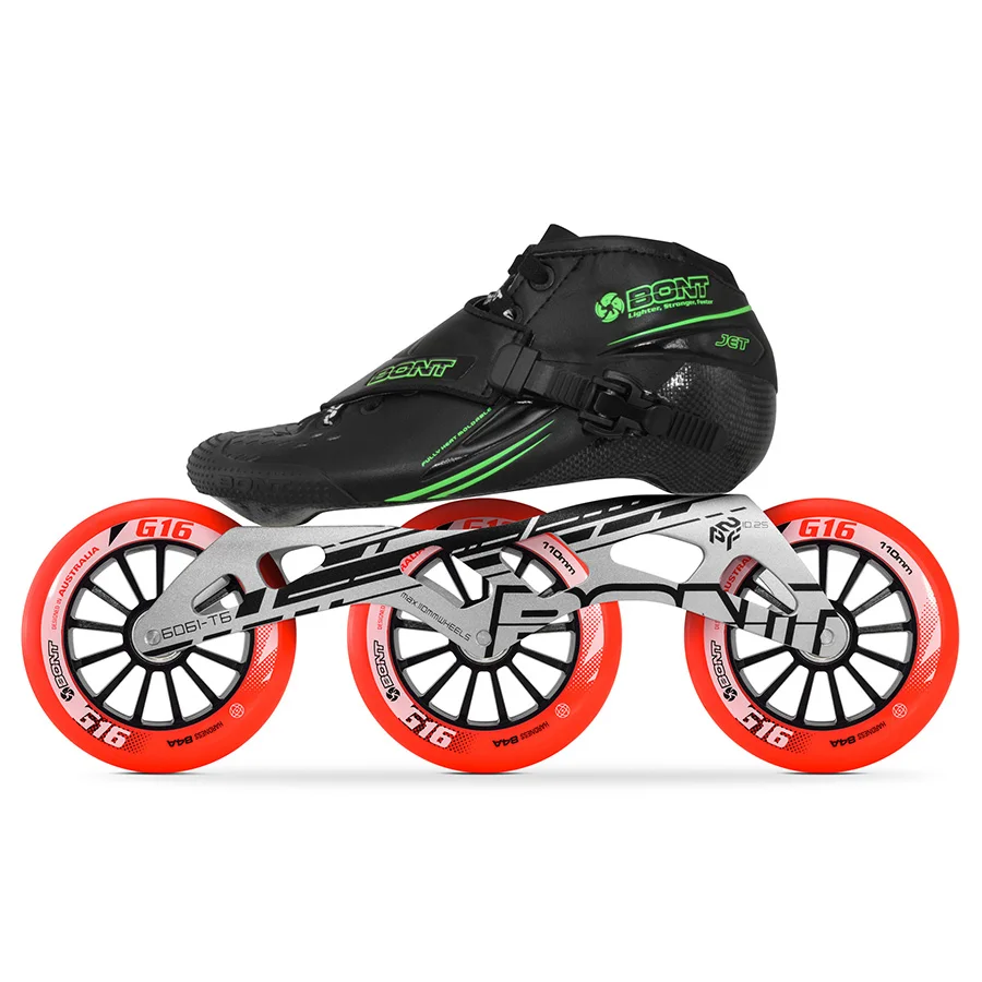 100% Оригинальные Bont Jet скоростные роликовые коньки Размеры 29 40 Heatmoldable углеродного