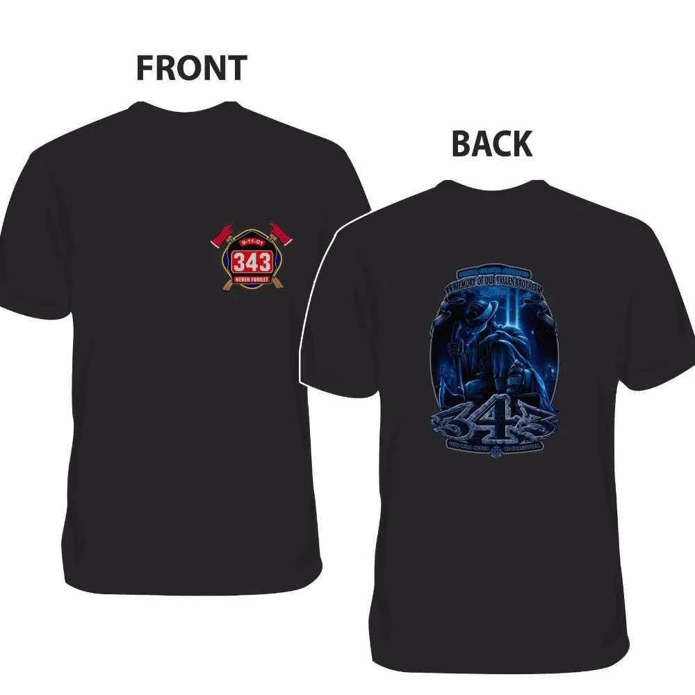 

2019 New Men'S T Shirt NEW FIREFIGHTER 9/11/2001 FIRE RESCUE T SHIRT SIZE S-3XL