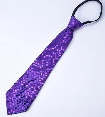 purple DKBLINGS 12 шт. Для женщин/мужчин/блестками на воротнике шеи галстук-бабочка в стиле «хип-хоп» шейный галстук уличный концерт accessorieas - Цвет: purple