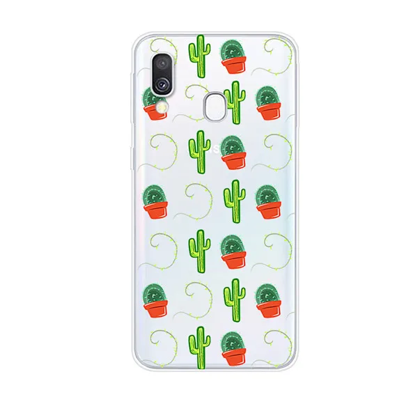 21 D для samsung A40 чехол A405 TPU Мягкий силиконовый чехол для телефона для samsung Galaxy A40 чехол A405F A 40 чехол прозрачный - Цвет: 21