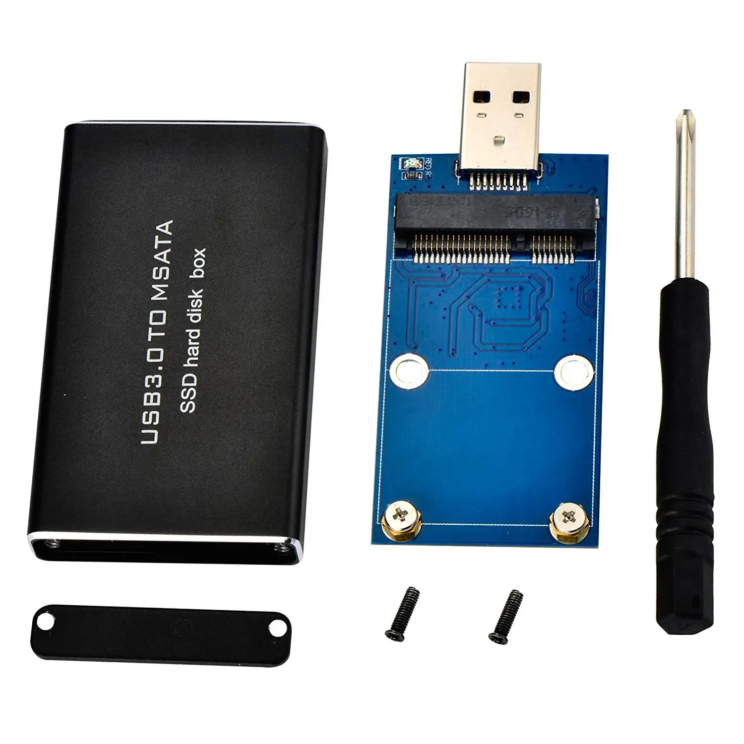 Usb3.0 для Msata Mini-Sata 30 мм x 50 мм полноразмерный Ssd портативный жесткий диск драйвер внешний корпус