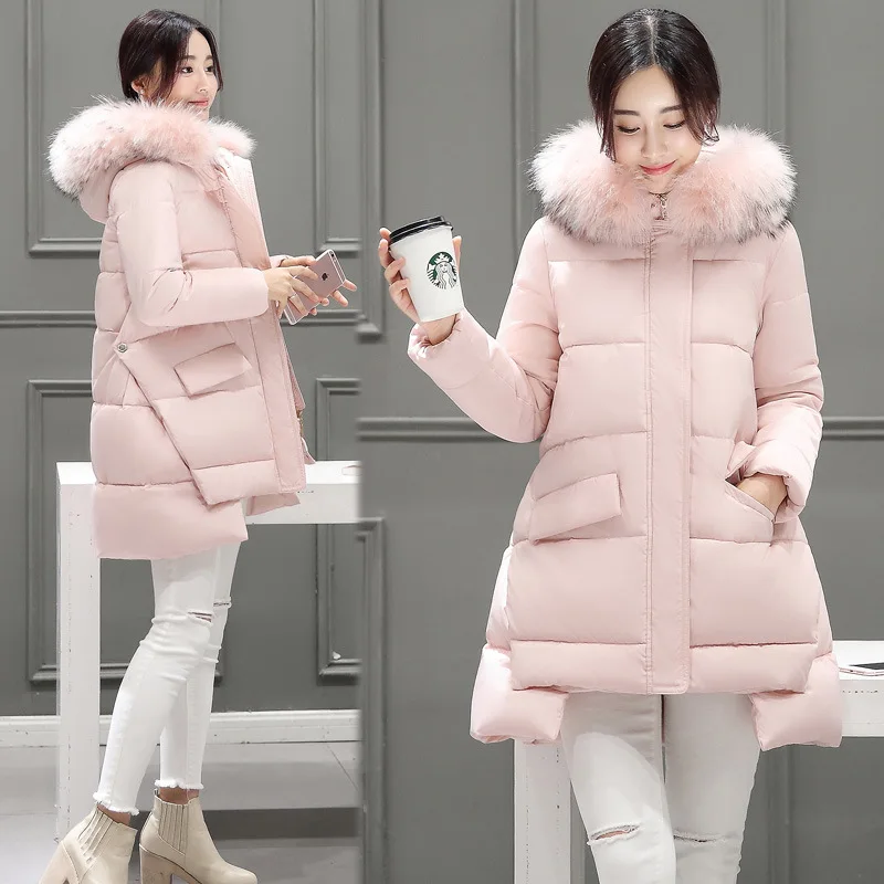 Новинка зимнее пальто для беременных теплая куртка пуховик женская верхняя