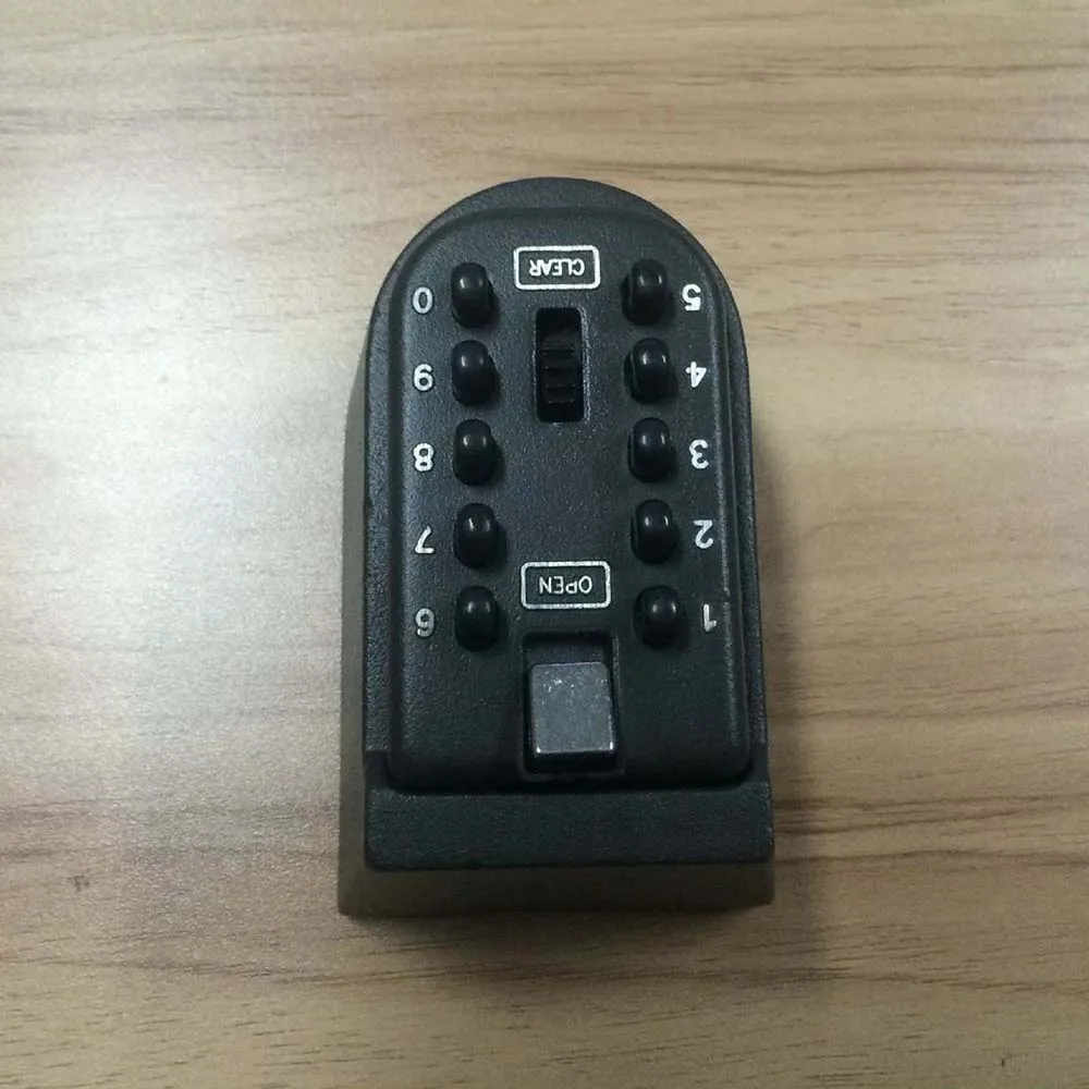 Ящик для хранения ключей цифровой настенный из цинкового сплава с крепежными