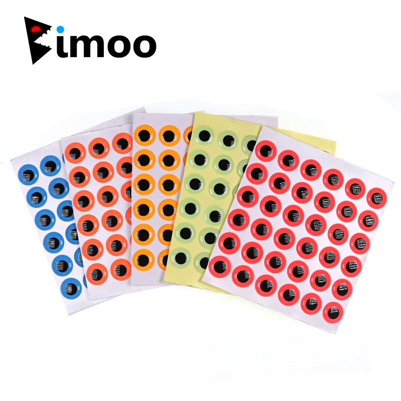 Bimoo 500 шт./лот 3D реалистичные искусственные рыбные глаза приманка для морской