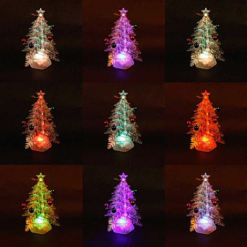 DIY LED свет Рождественская елка ПВХ Рождественский искусственный