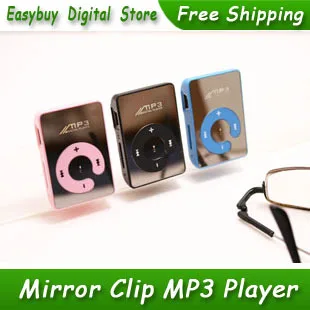 Новый стиль высокое качество мини зеркало читатель клип карты mp3-плееры