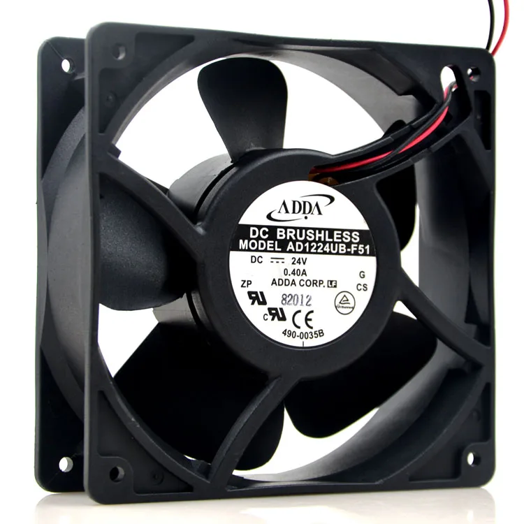 ADDA AD1224UB F51 (12 см) 12038 DC 24V 0.40A сервер инвертор осевой вентилятор охлаждения|cooling fan|adda