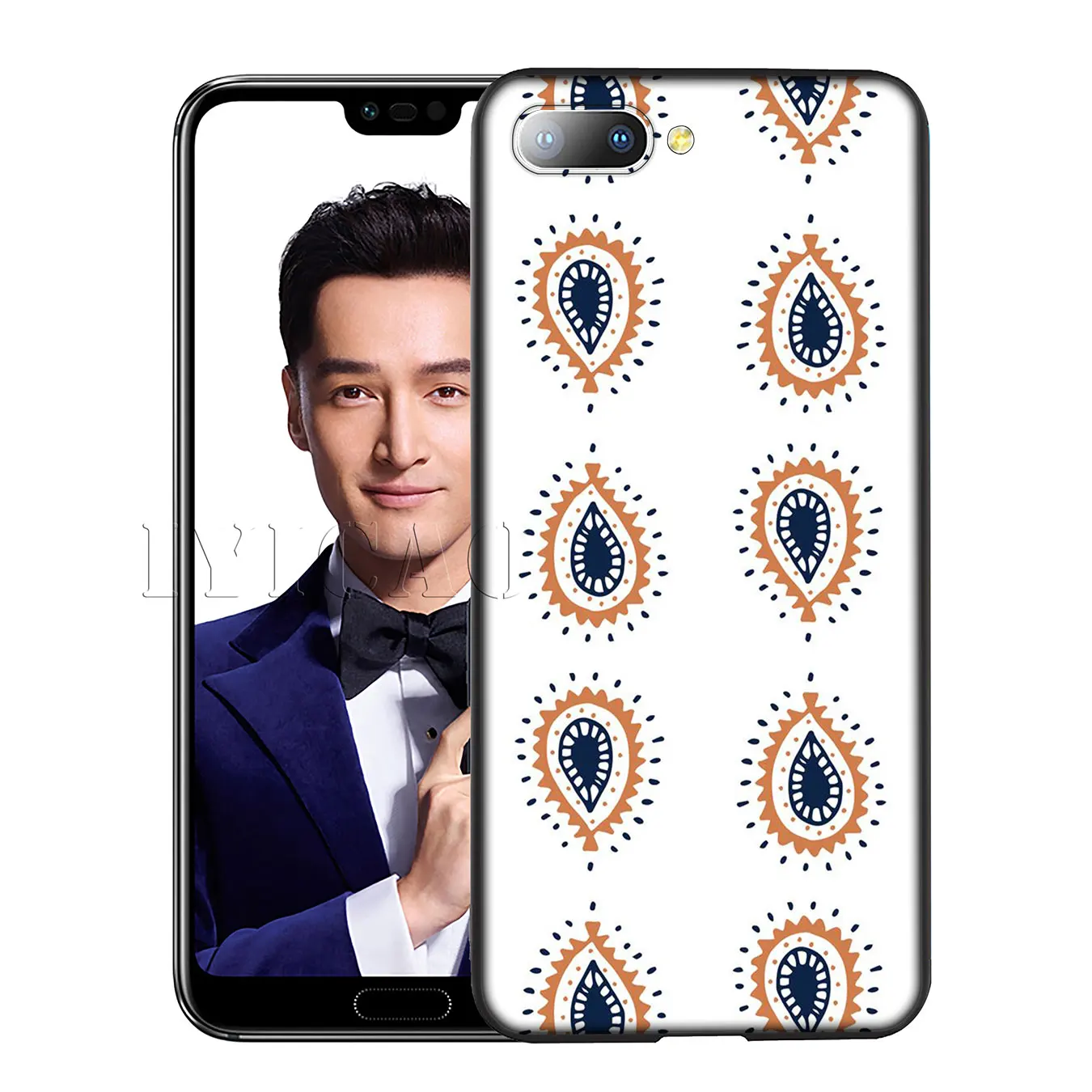IYICAO Relief DIY Eyes Couple Drawing Silicone Soft Case for Huawei Y7 Y6 Prime Y9 2018 Honor 8C 8X 8 9 10 Lite 7C 7X 7A Pro |