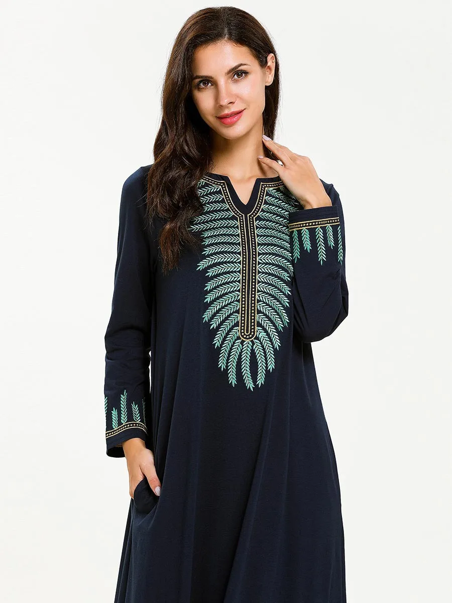 Abaya Femme Дубай марокканское турецкое женское мусульманское платье Бангладеш