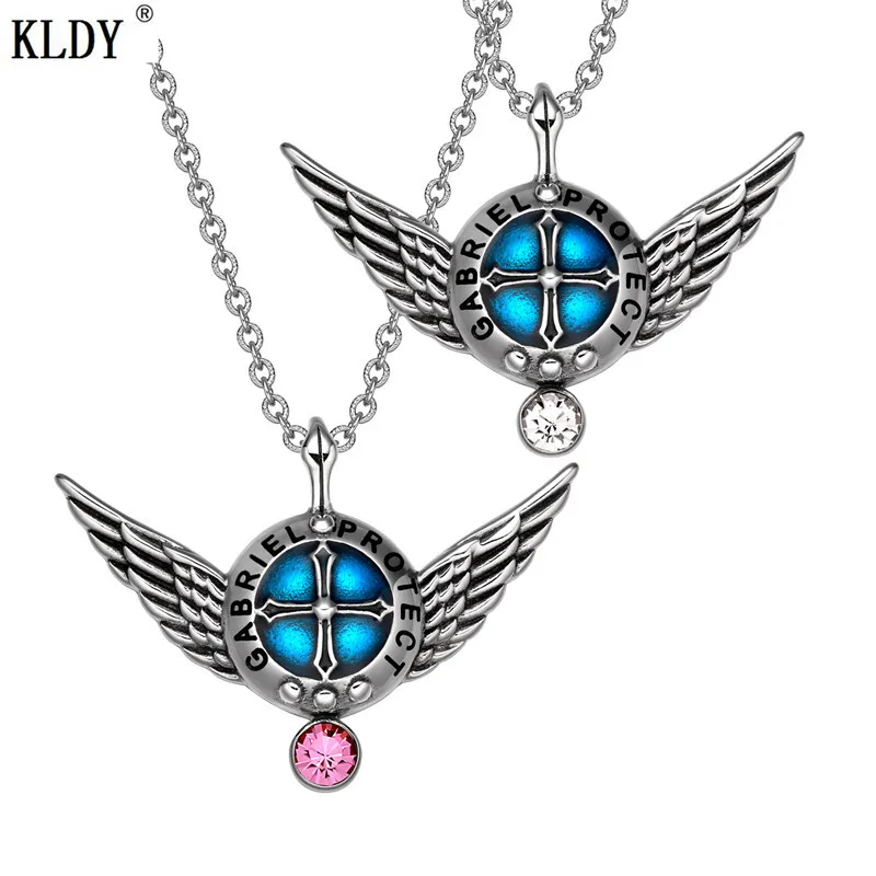 KLDY 2 шт. лучший подарок крылья ангела Archangel Gabriel любовь пары или лучшие друзья