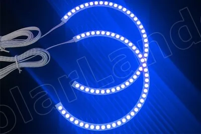2x131 мм светодиодный 146 LED COB RGB маркер ангельские глазки комплекты кольцевых гало