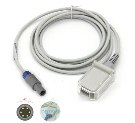 Совместимый Новый Mindray PM7000 MEC1000/2000 кабель удлинитель для 6 контактный переходник с