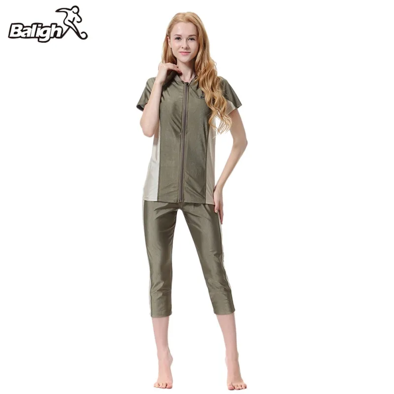Женский скромный купальник с коротким рукавом в стиле пэчворк|swimwear muslim|swimwear short