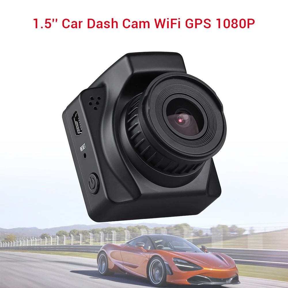WONVON Автомобильный видеорегистратор Full HD 1080P GPS WiFi камера регистратор Dashcam ночное